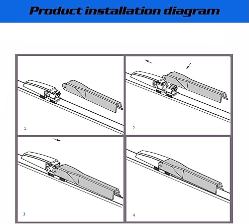 Miniatura 31 de 18" + 18" Windshield Wiper Blades for Chevrolet HHR 2006-2011 Ford Ranger 1998-2011 Jeep Wrangler 2007-2017 Jeep Commander 2006-2009 front