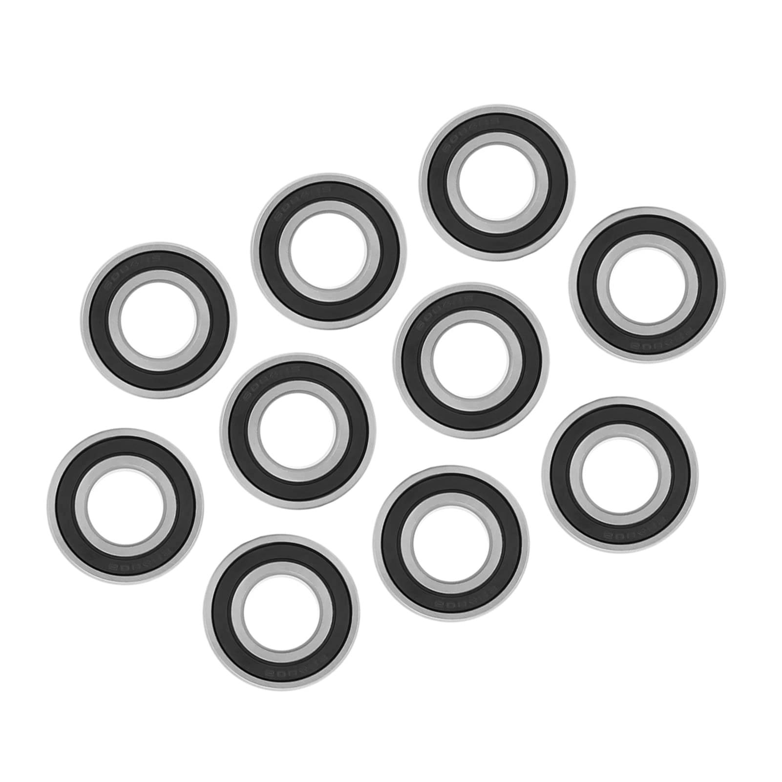10pcs 6004-2RS1 Scellé scellé Scellé Baule à Billes - Steel, Faible Bruit, Longue Durée de Vie - Pour un Petit Passe-temps D'arbre/Stick de Passe-temps
