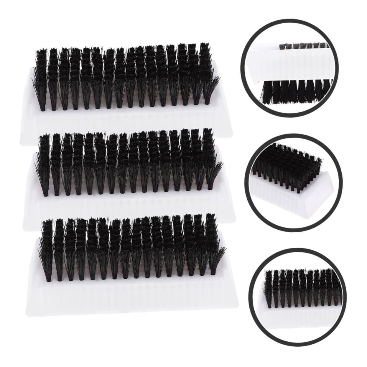 Healvian 3er-set Ergonomische Fingernagelbürste Zum Reinigen Tragbarer Nagelbürste – Basis-haushalts-nagelschrubber Für Den Täglichen Gebrauch 3 Stück * 3