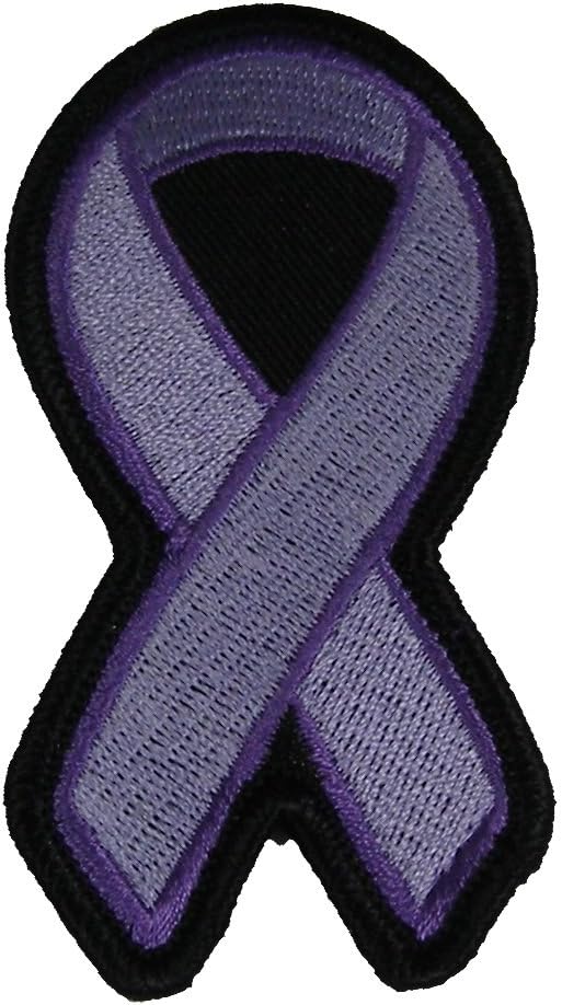 Light Purple Ribbon for Lupus Fibromyalgia Pancreatic Cancer Awareness Patch - Light Purple - Veteran Owned Business.