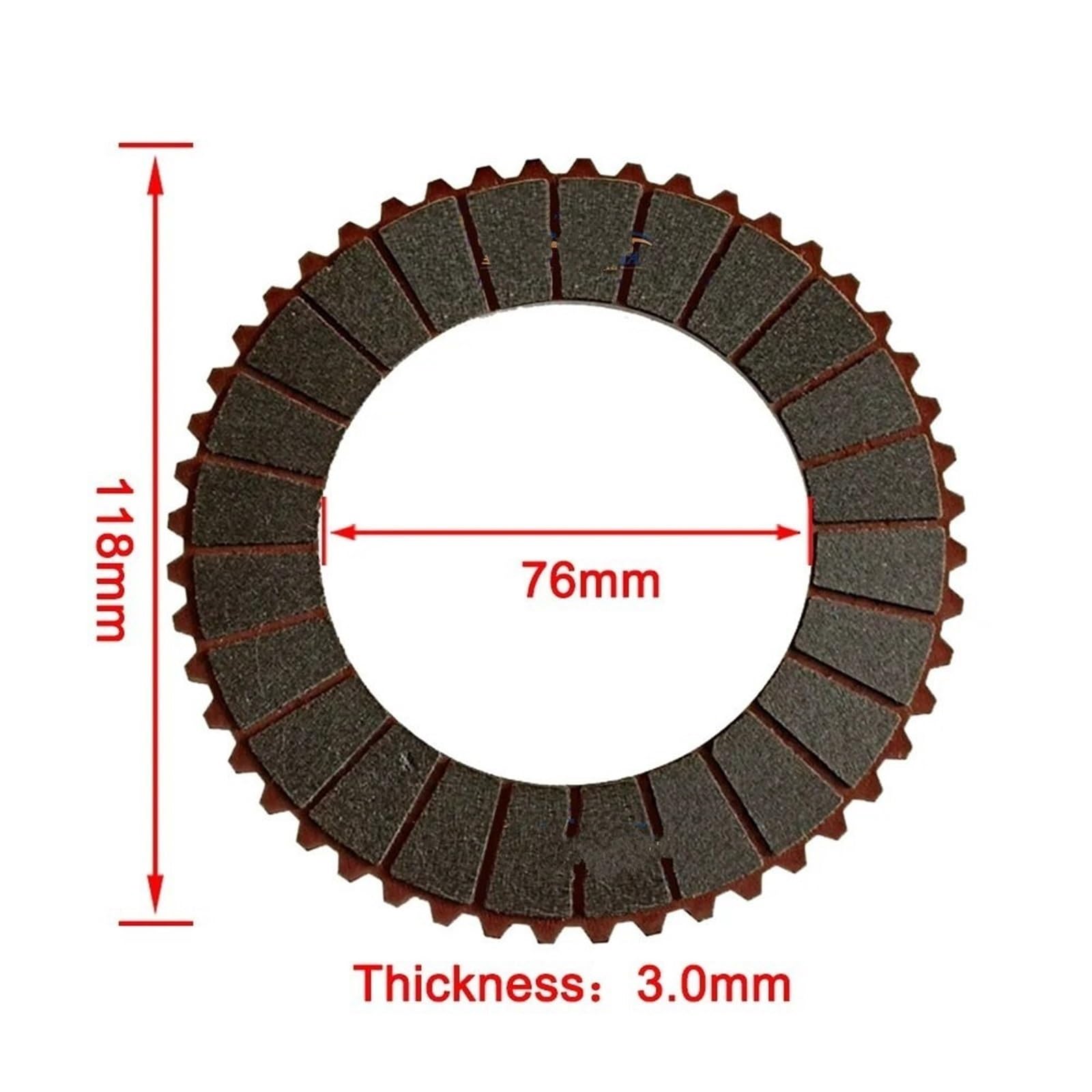 Sprzęgło samochodowe Zestaw tarcz ciernych sprzęgła pasuje do Evoque Freelander pasuje do Jeep Renegade pasuje do Fiat 500x Zestaw naprawczy tylnego mechanizmu różnicowego(Clamp Plate 2pcs)