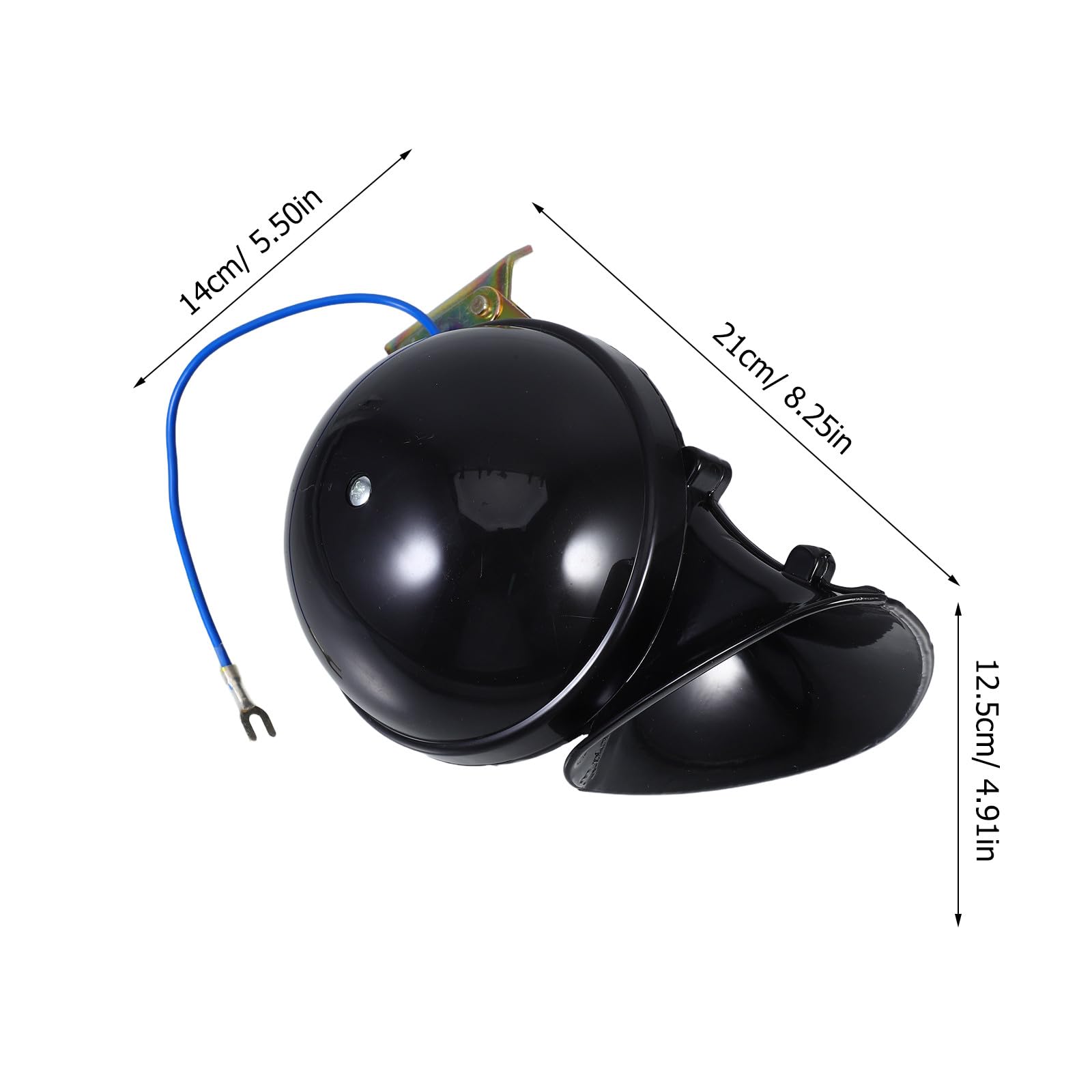 Bocina para Quad y Camiones Transmisión Clara de Audio, Tecnología Avanzada de Amplificación y Material Metálico y Plástico para Caminos Urbanos y Campestres