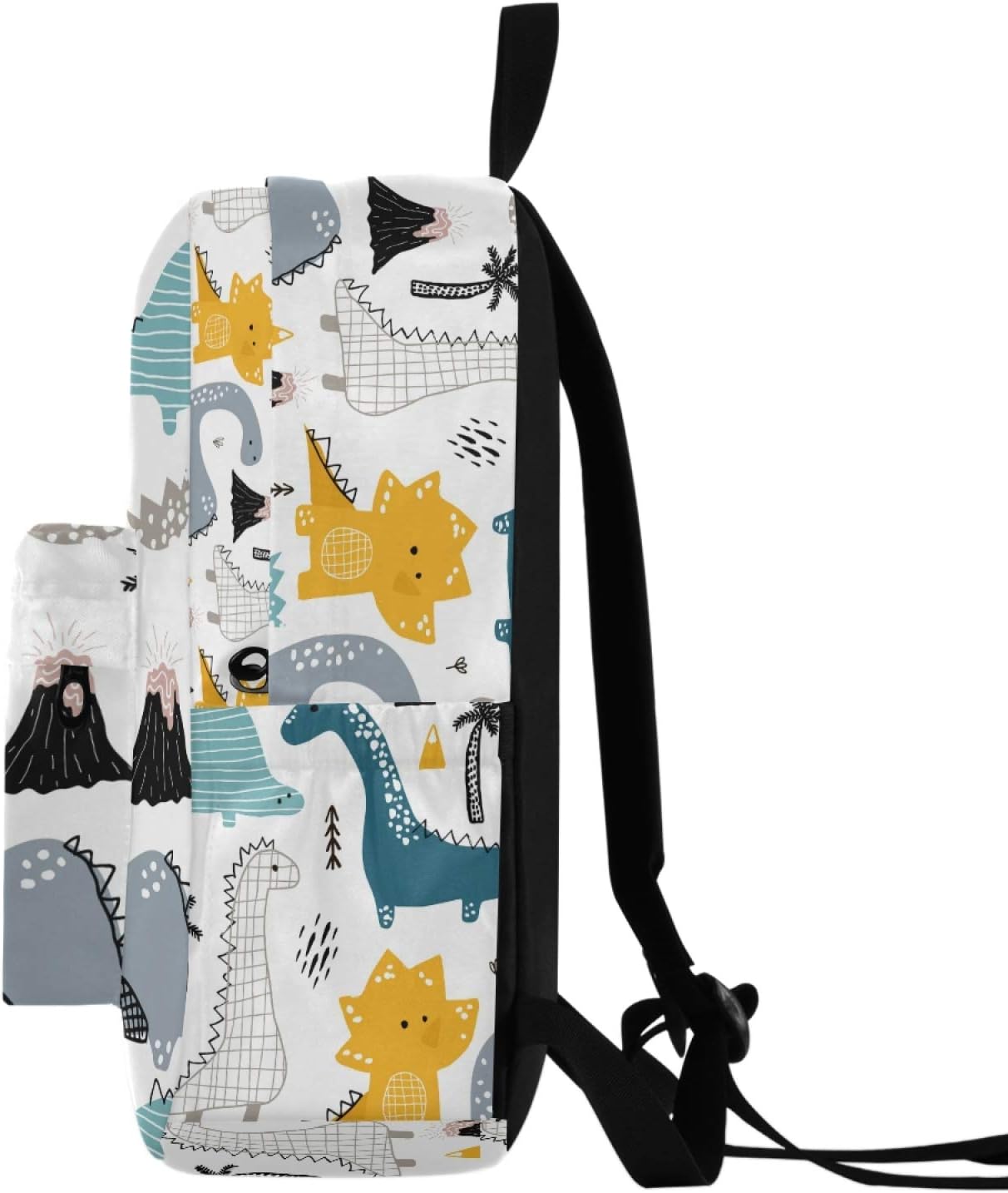 Cute Dinosaur Kids Toddler Backpack Lightweight School Book Bag for Boys Girls Blue White Preschool Backpack Mini Day Pack for Children