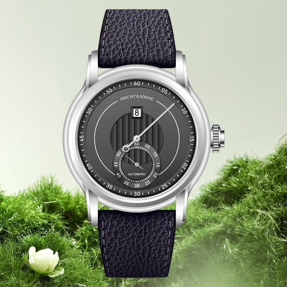 Newly Designed 39mm Specht & Söhne Automatic Watch for Men Jumping Hour Mechanical Wristwatch