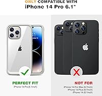 Vista 802 de Diaclara - Funda diseñada para iPhone 15 Plus de 6.7 pulgadas, transparente, cuerpo completo, con protector de pantalla, resistente de protección