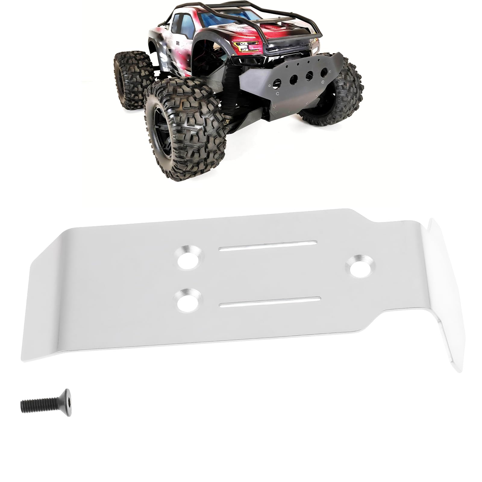 Create idea 1pc RC Car Chassis Armor Guard Plate Upgrade Parts - Image 2