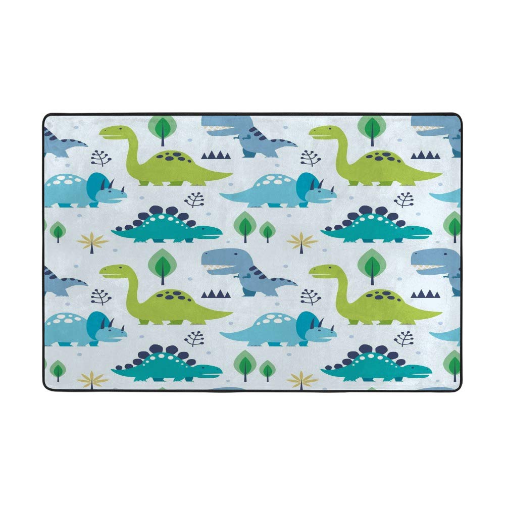 Tapis de sol en velours bleu vert CHEHONG de haute densité 203x147cm