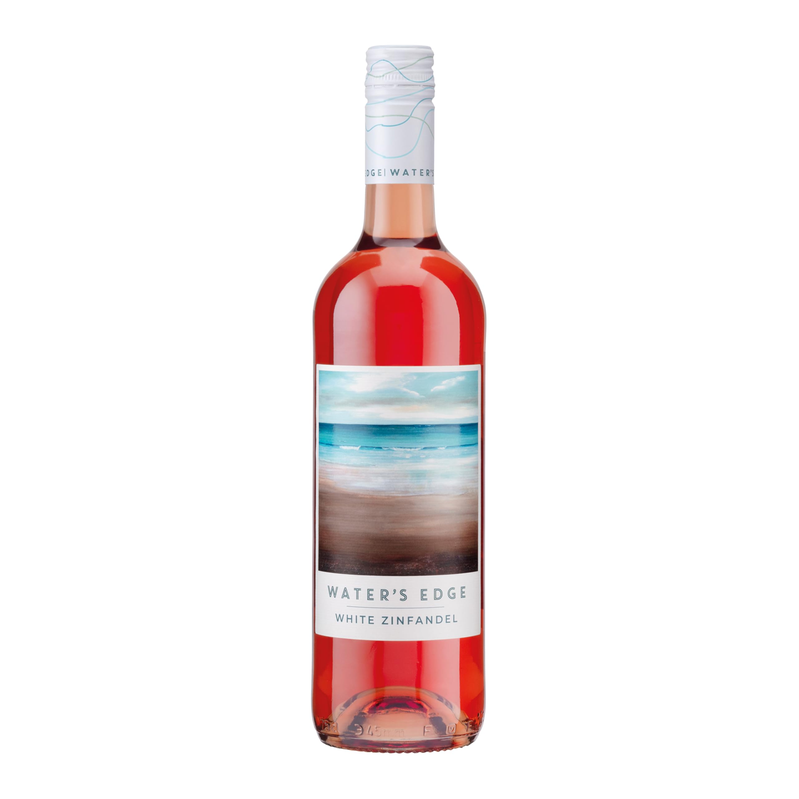 Water's Edge White Zinfandel Rosé Wine 75cl, Californian Off-Dry Rosé with Strawberry, Summer Berry and Floral Notes, Light Fruity Pink Wine for Picnics and Garden Gatherings