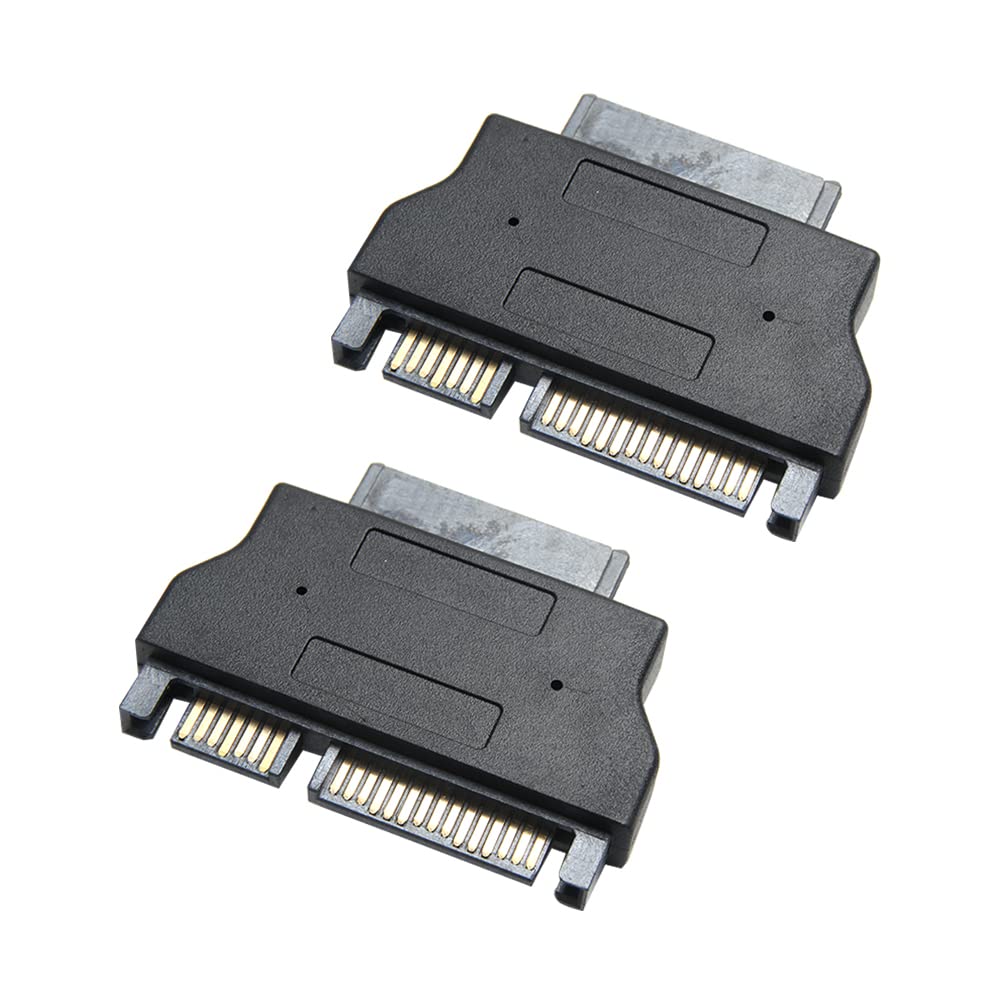 Acxico 2 Pcs 1.8" Micro SATA SSD Serial ATA HDD 16 to 22 Pin 2.5" SATA Adapter Converter-image-44