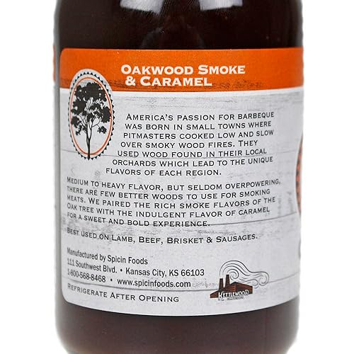 Miniatura 3 de Original Juan Specialty Foods Kettlewood Combustion Oakwood Smoke & Caramel Salsa para barbacoa, 14.5 onzas