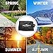 Jumbo Car Windshield Cover, Magnetic and Reversible DualTech, Reflective Sun Shade and Black Protective Snow Cover, Large Auto Shade (Over 5x6ft) for SUV, Truck and Car, All Weather