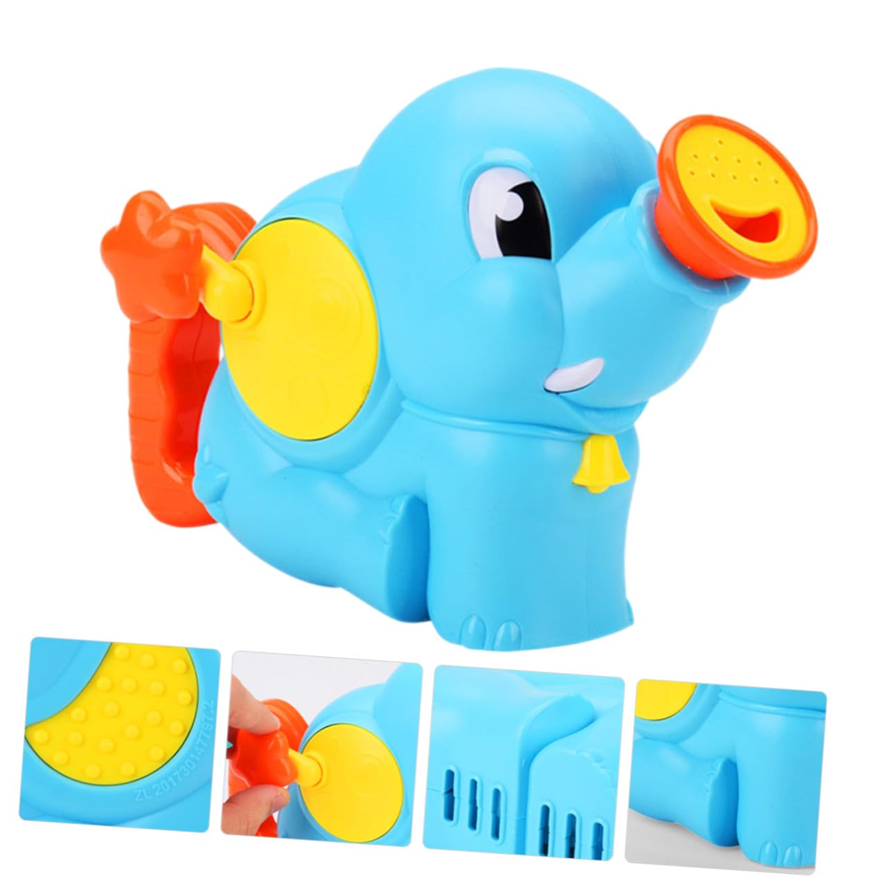 Giocattolo da Vasca a Forma di Animale in Plastica per Bambini | Funzione Spray D’acqua, Impugnatura Facile, per Bagnetto e Vasca, Leggero e Adatto