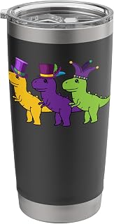 Mardi Gras - Shrove Tuesday - Mardi Gras Carnival Stainless Steel Insulated Tumbler