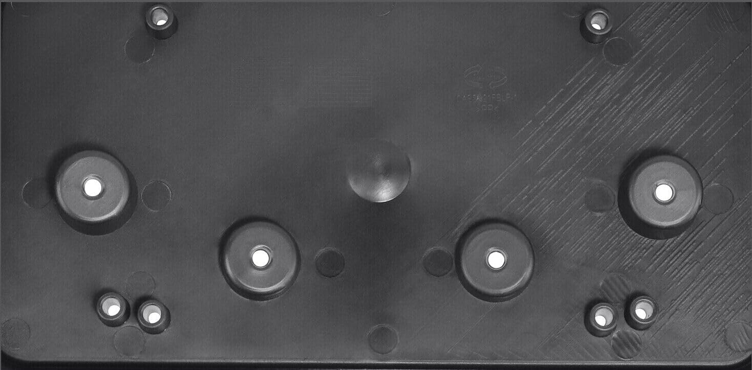 DAT AUTO PARTS Front License Plate Mounting Bracket Tag Holder Replacement for 2021-2023 Cadillac Escalade/Escalade ESV Black Textured GM1068239 84378315