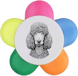 Azeeda 'Poodle Portrait' Flower Shape Highlig...