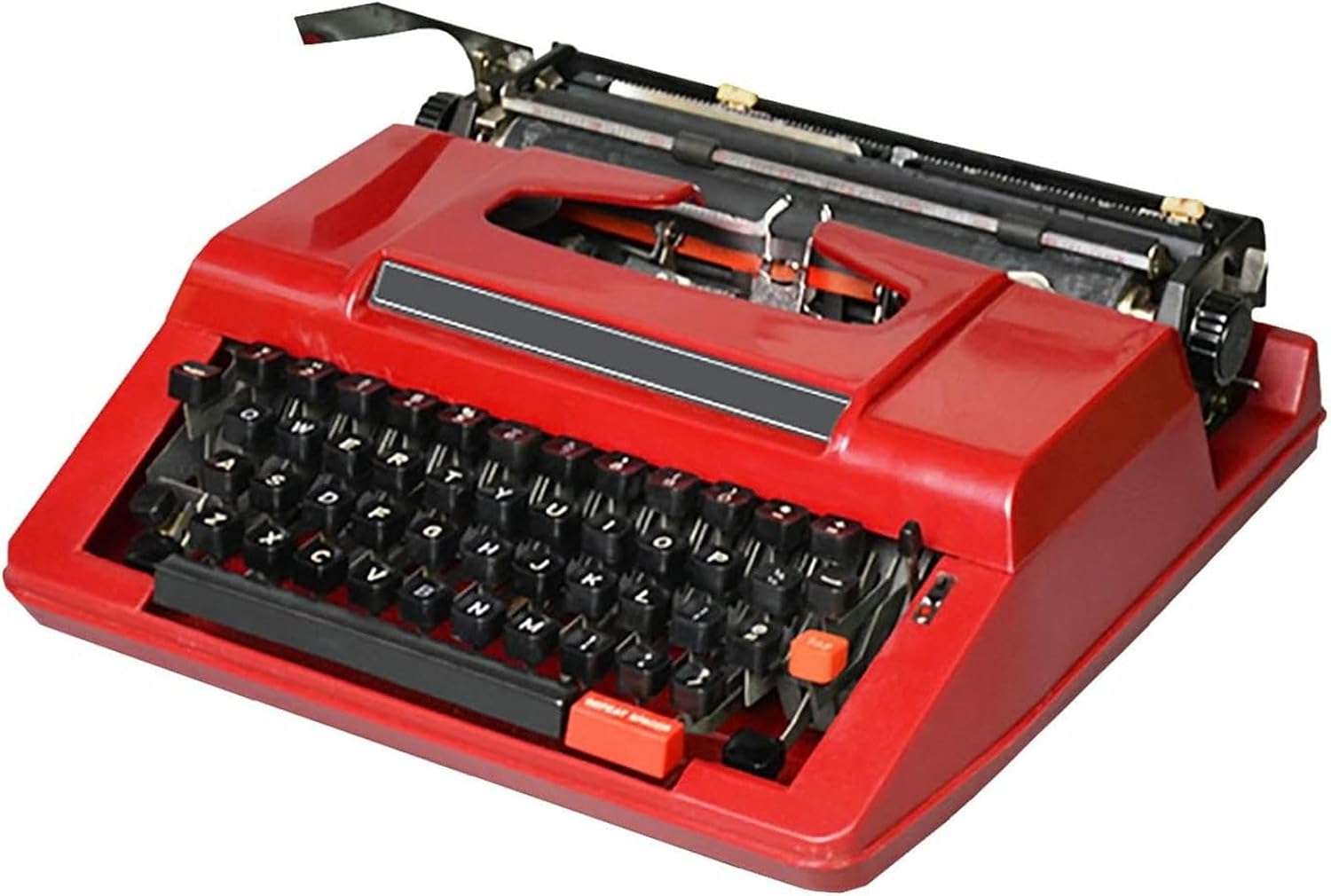 Manual Typewriter - Vintage Portable Writing Machine for Letters and Novels - Traditional Collectible Designed for Writers - Perfect Unique Gift
