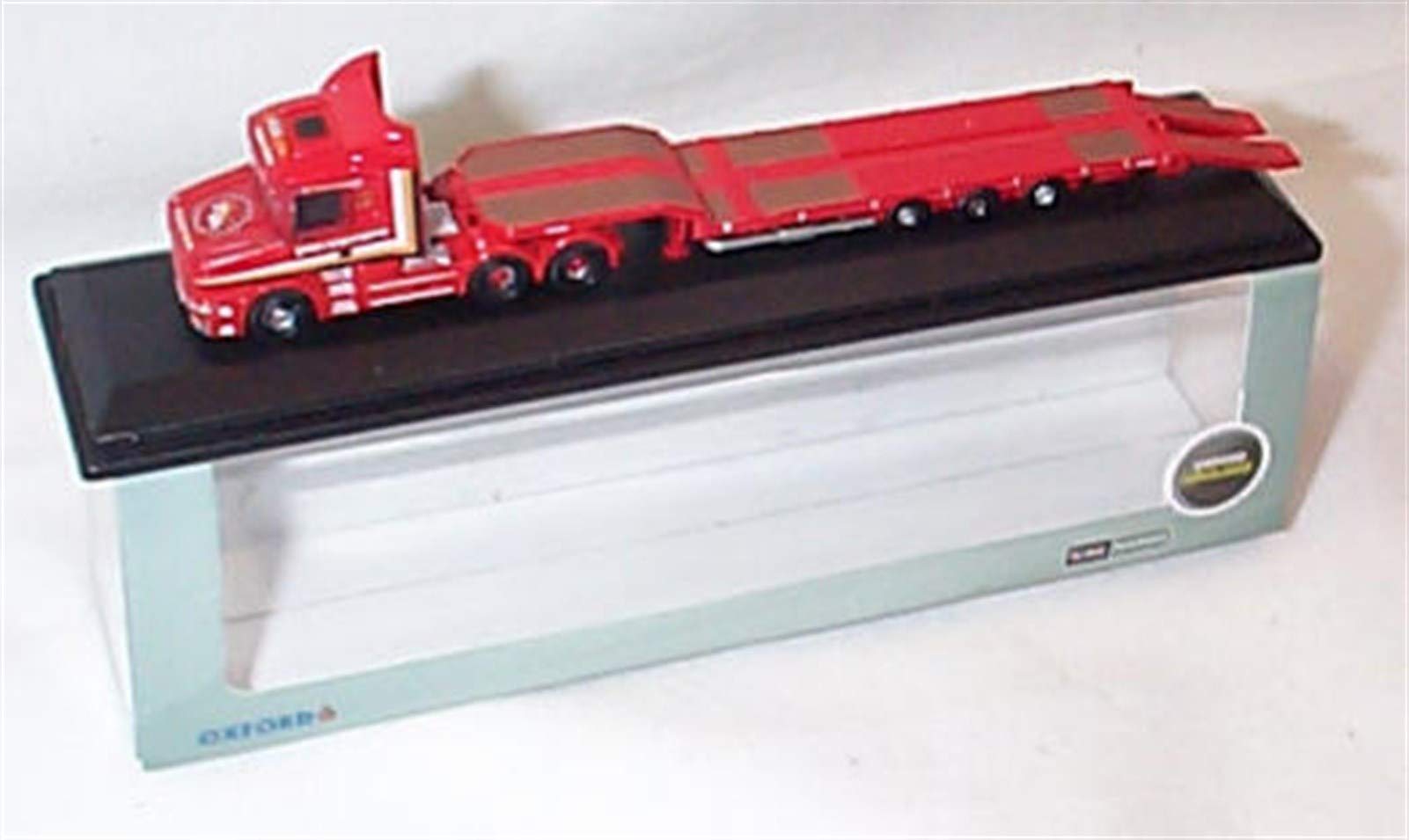 oxford Scania T Cab Semi Low Loader Sandy Kydd lorry 1.148 N gauge scale diecast model