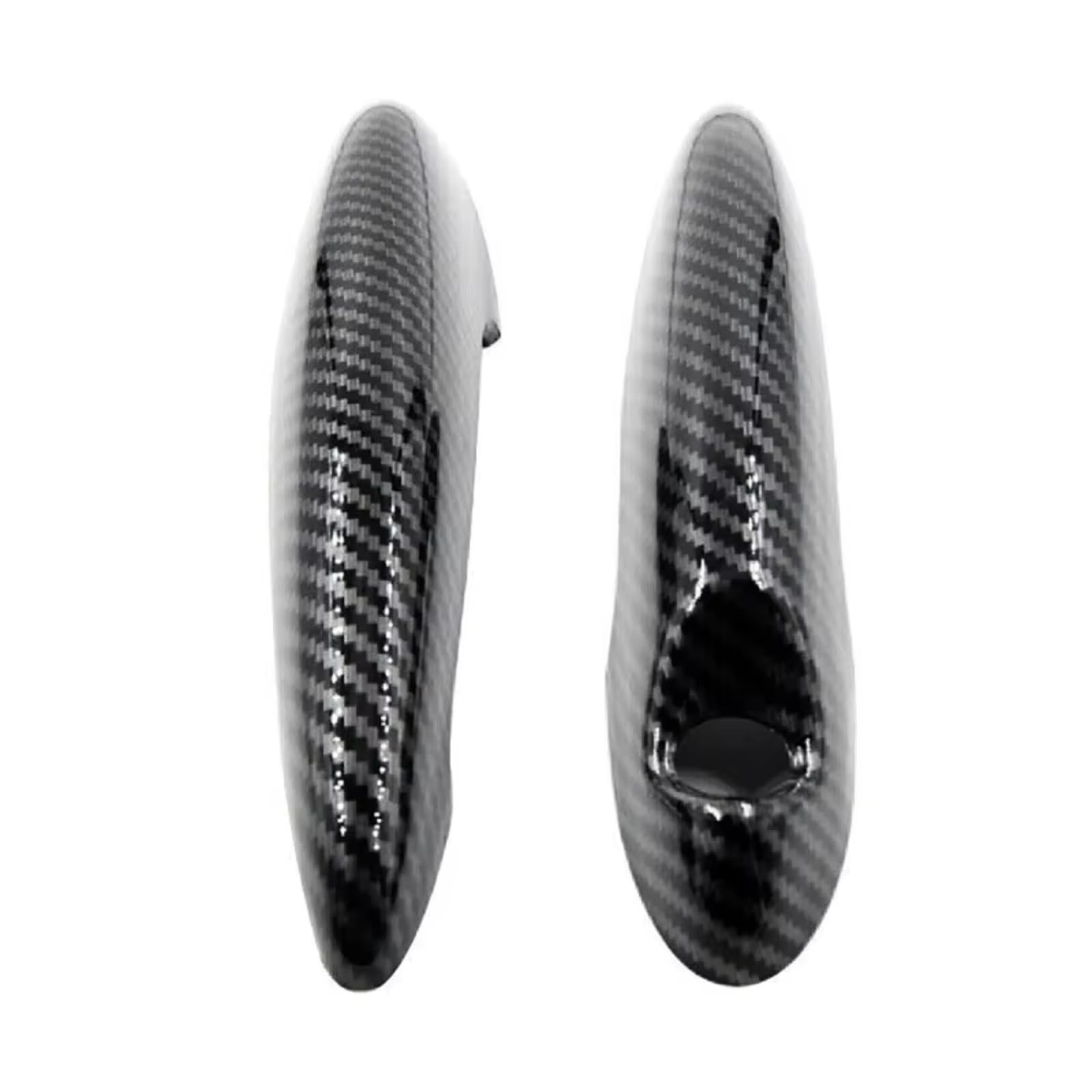 FVOIRSS Outer Door Handle Compatible with MINI for R53 for Cooper S 2001 2002 2003-2006 for R55 for Clubman 2007–2014 Car Door Handle Cover Decoration Sticker(Carbon Fiber)