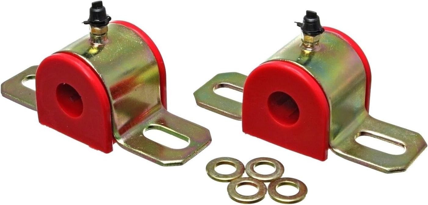 Suspension 7/8 in 22 mm Sway Bar Bushing Set for Chevy for Camaro 1970-1981,for Pontiac for Firebird 1970-1981 Red