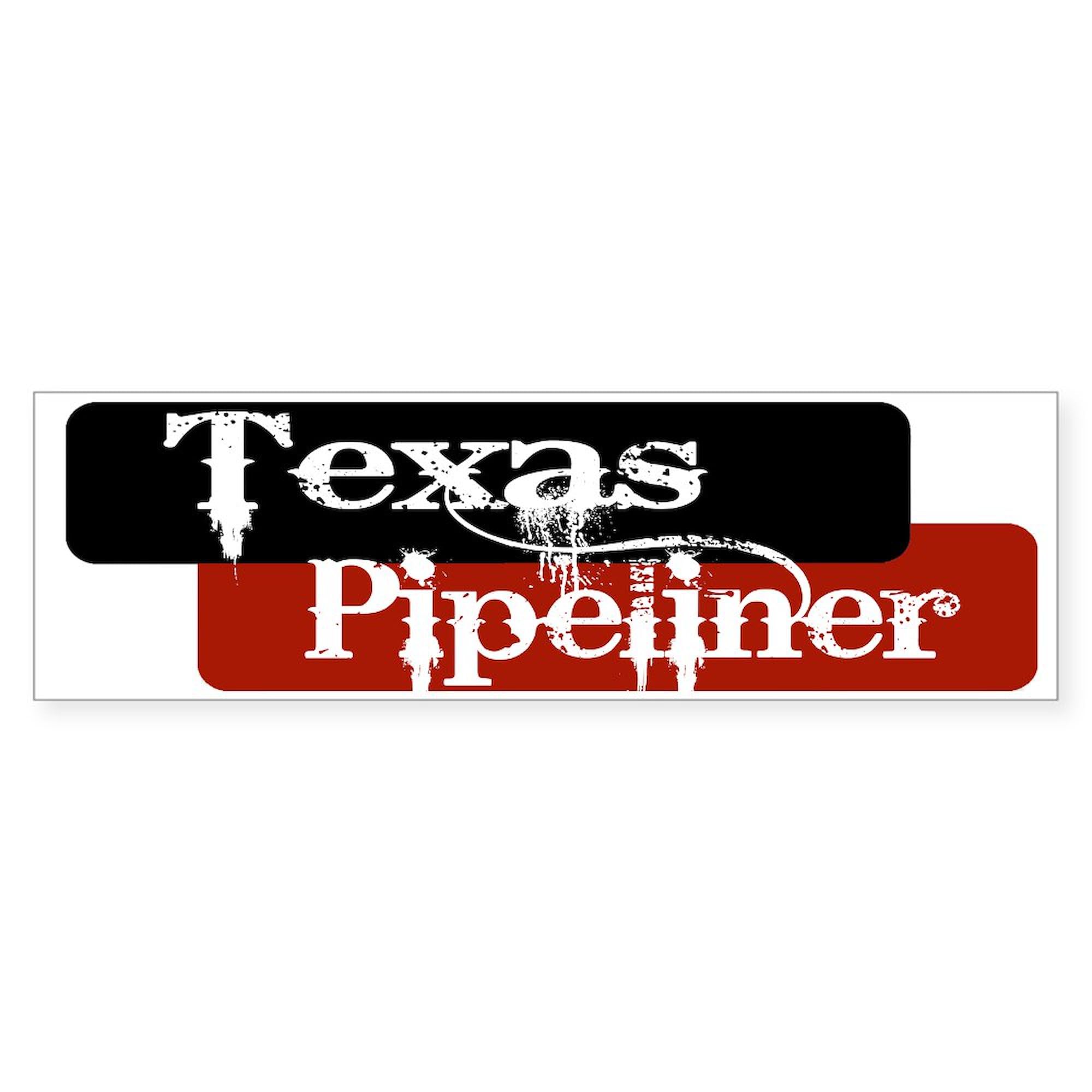CafePress Texas Pipeliner Sticker (Bumper) 10