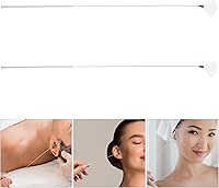 Vista 2 de SUPVOX 2 unids Earpick con pluma de ganso cera de oído palo de limpieza removedor de cera de oído herramientas de limpieza