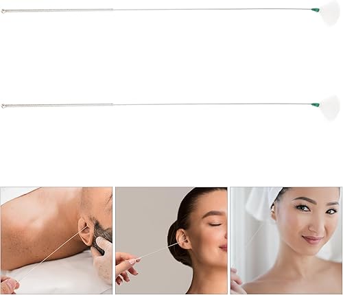 Miniatura 2 de SUPVOX 2 unids Earpick con pluma de ganso cera de oído palo de limpieza removedor de cera de oído herramientas de limpieza