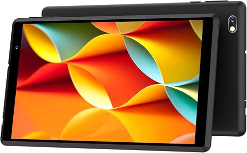 Tablet Android de 8 pulgadas con funda de cuero, 32 GB ROM, expansión de 512 GB, tableta con cámara dual, WiFi, Bluetooth, pantalla táctil HD,