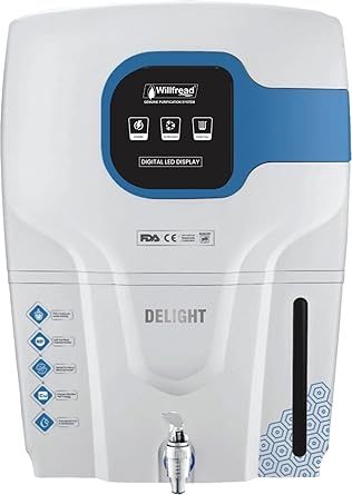 WILLFREAD Delight Ro water purifier with unique Dual UV & Copper & Zinc features, (12 Months Complete Warranty)