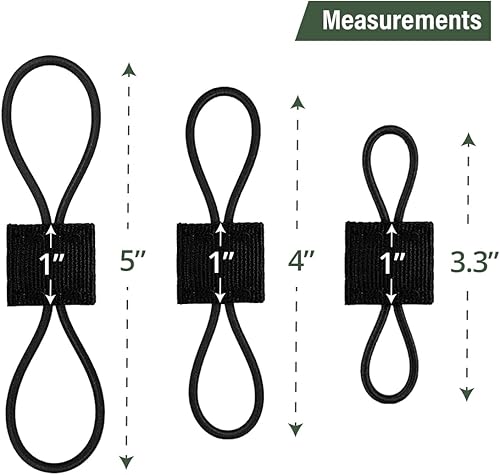 Miniatura 5 de GearHill Molle Attachments - Accesorios para mochila táctica, cinta de encuadernación Molle multiusos, accesorios Molle