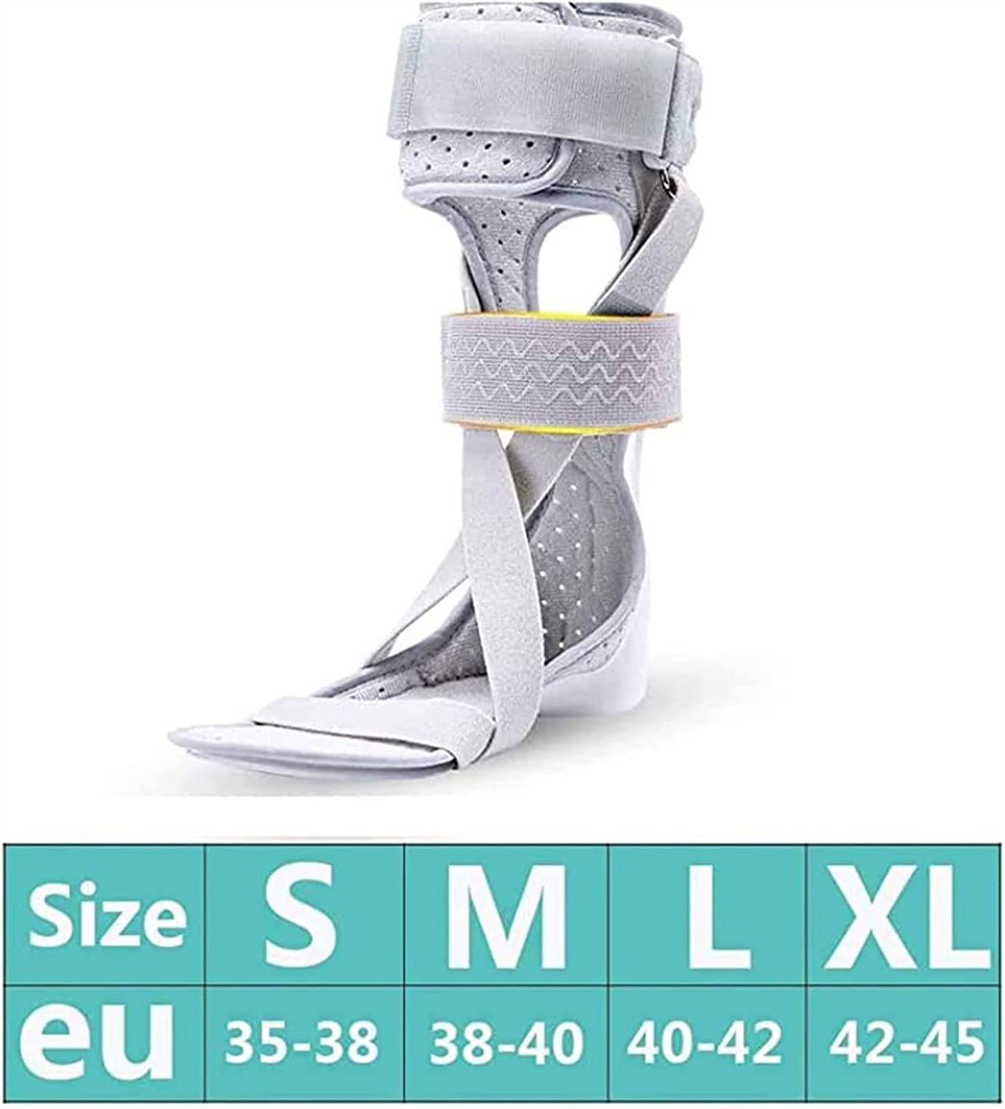 Soporte para la Periostitis Tibial Soporte para Tobillo caído Tobillera, férula correctiva para Fascitis Plantar Tendinitis de Aquiles (Derecha X) (Derecha X)