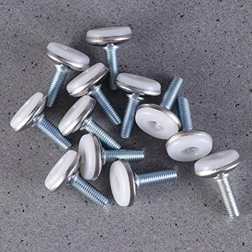 Yardwe 24 peças de nivelamento de pés de móveis resistentes ajustáveis de móveis, nivelador de perna