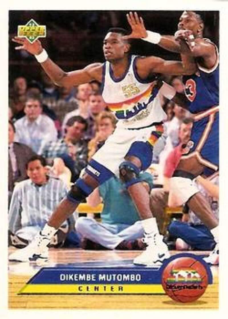 Amazon.com: 1992-93 Upper Deck McDonald's Basketball #P10 Dikembe