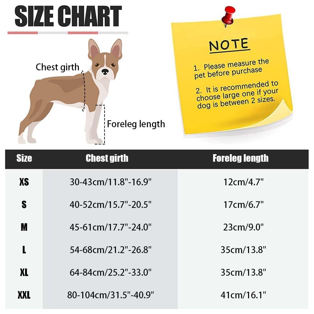 DONGKER Dogs Anti-licking Protection Sleeve, Dog Surgery Recovery Sleeves With Magic Stickers for Pet Front Leg Injury Recover Sprains - Image 2