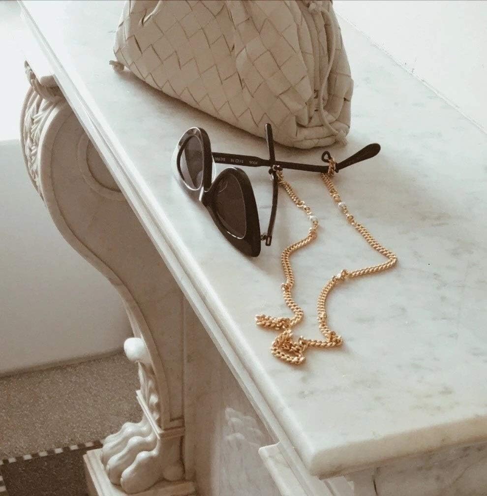 Colorful Beaded Eyeglass Chain Sunglass Holder Strap Eyeglass Necklace Chain Cord for Women (chic minimalist)