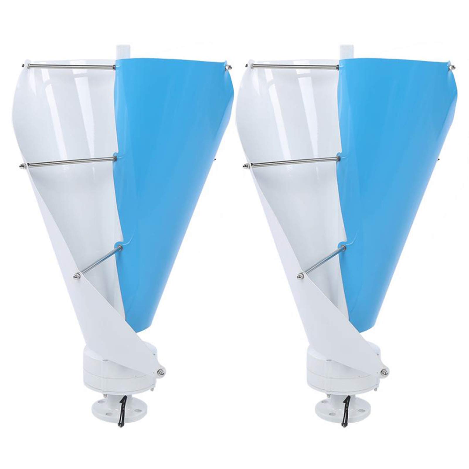 Generatore Di Turbina Eolica Da 6000W 9000W con Albero Verticale A Spirale, Kit Di Mulino A Vento Medio, Generatore Di Energia Eolica Da 12V 24V 48V per Lampioni Stradali Esterni