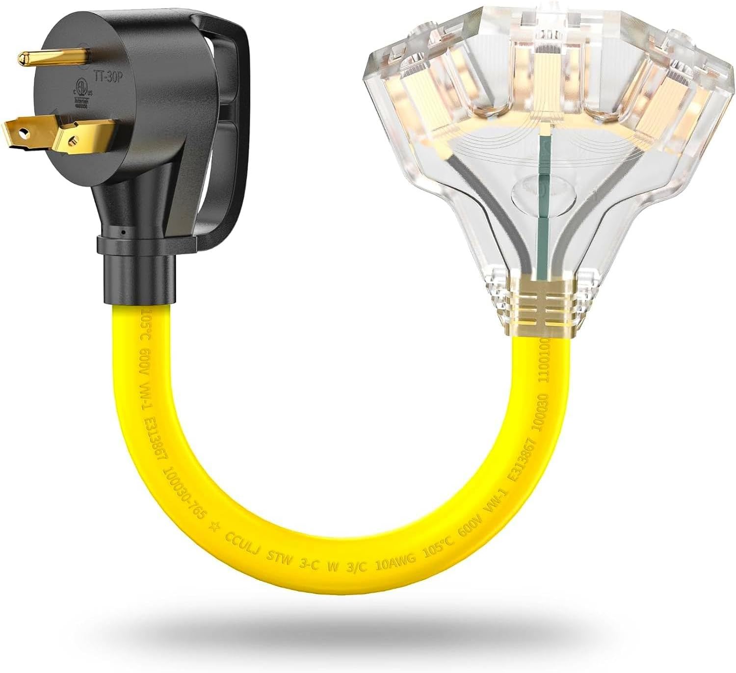 TOOLIOM NEMA TT30P Male to L1430R Female Generator