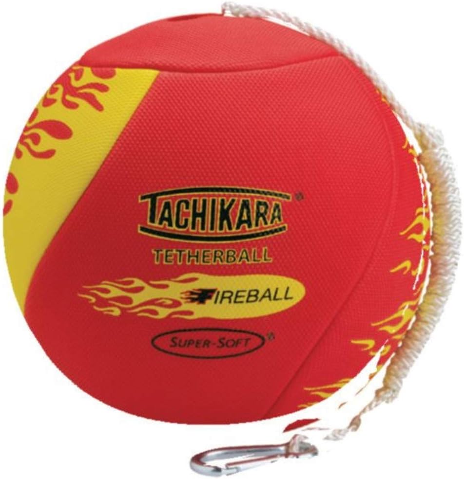 Tachikara Fireball Super-Soft Tetherball with Diamond Textured Cover : Tetherball Equipment : Sports & Outdoors