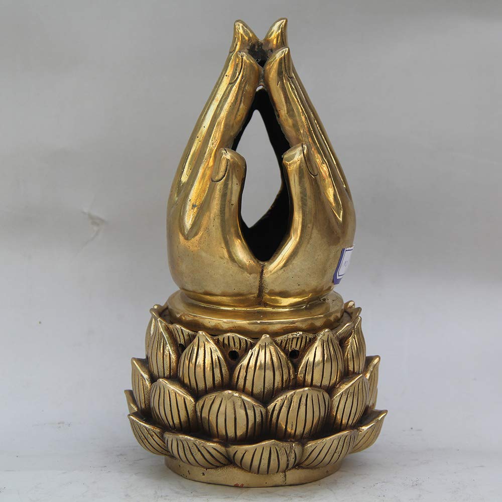 銅細工 宝蓮灯蓮香炉 盤香炉 香道具 装飾品 工芸品 美術品 置物 銅細工 宝蓮灯蓮香炉 盤香炉 香道具 装飾品 工芸品 美術品 置物