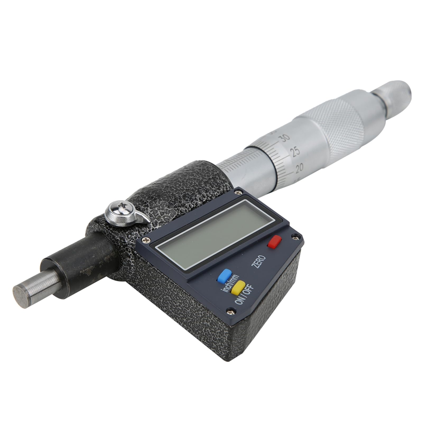 Domary Cabezal de Micrómetro Digital de Carburo Cementado, Herramienta Medición Alta Precisión para Profesionales, Diseño Ergonómico Conveniente 0-25 Mm (0-25 mm)