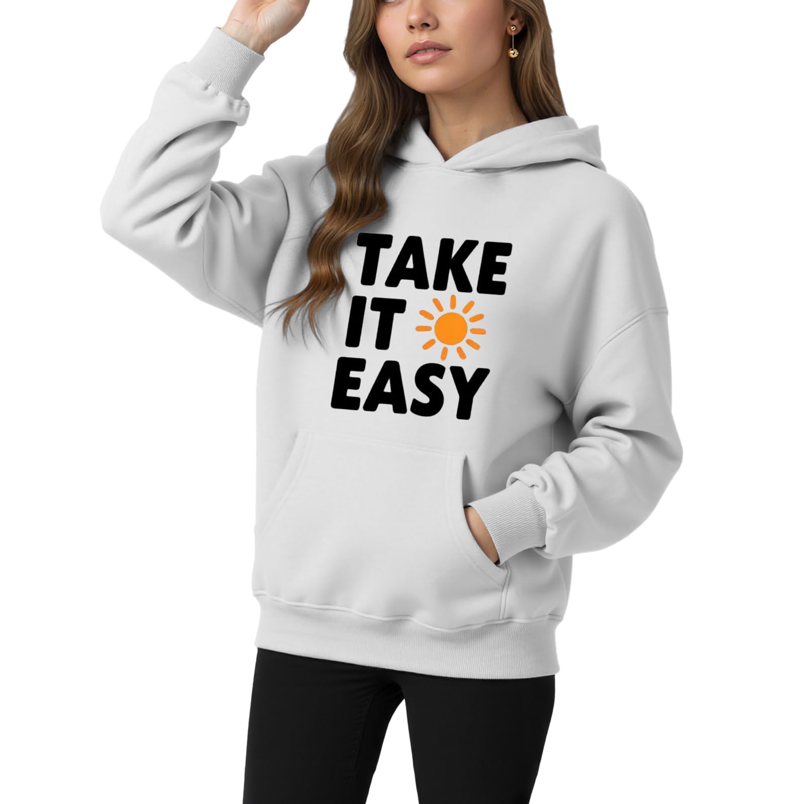 YARBCEN Womens Hooded Hoodies Sweatshirts