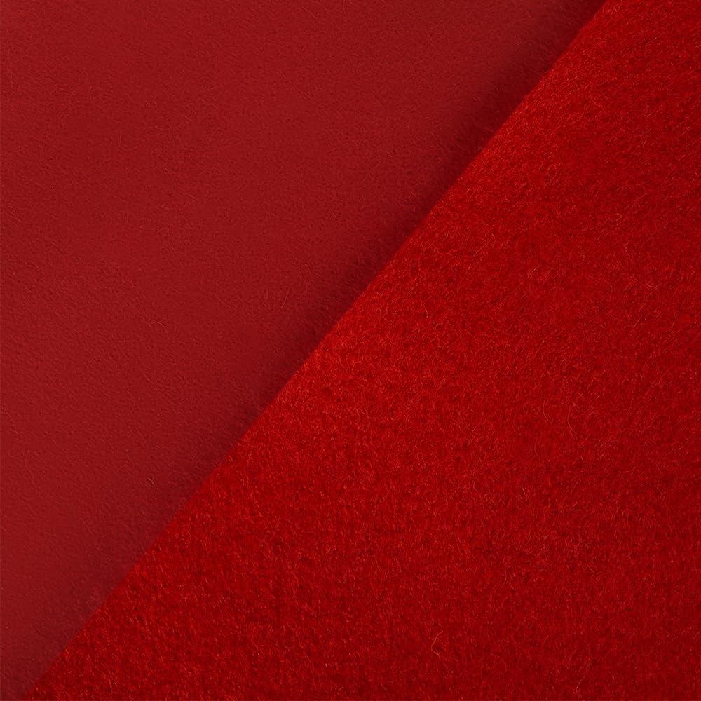 Oscar and Ivy Wool Blend Craft Felt Fabric 5 Metres 500cm x 90cm (Orange), 5 Metre 500cm x 90cm Pre Cut