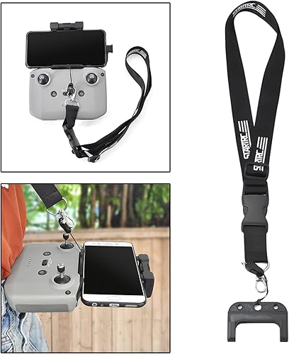 Miniatura 6 de misppro Neck Strap Buckle Lanyard Anti-Lost for DJI Mavic Air 2 Accessories Black