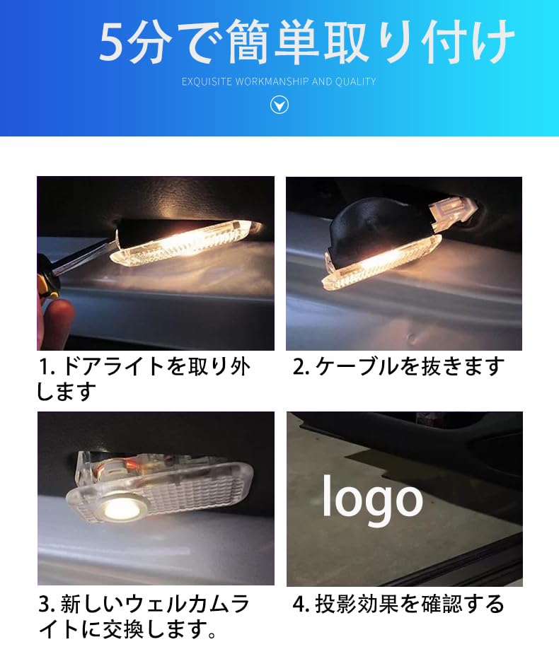 Amazon | Aohong カーテシライト ドアウェルカムライト カーテシランプ