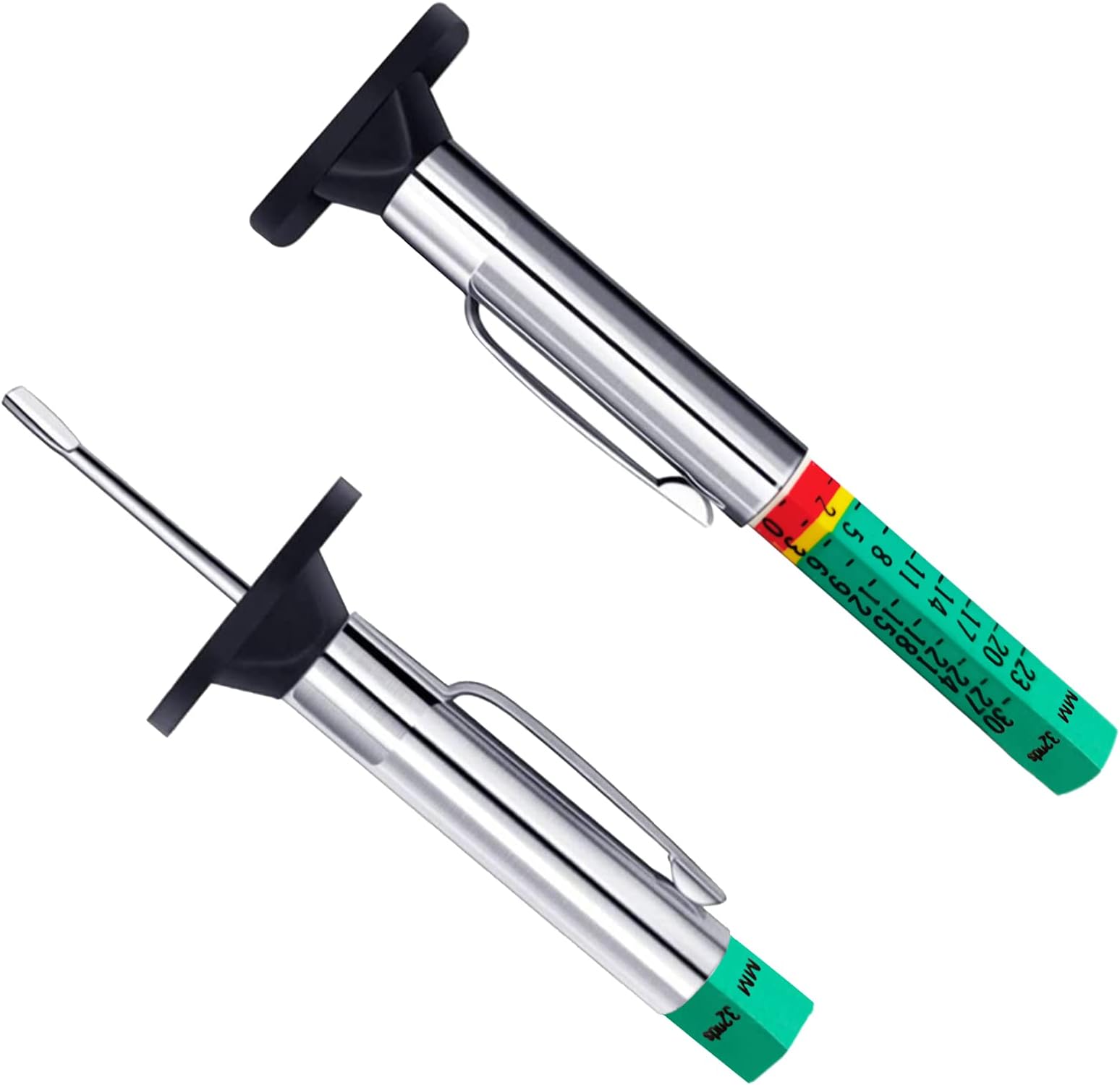 Smart Color Coded Tire Tread Depth Gauge(green)
