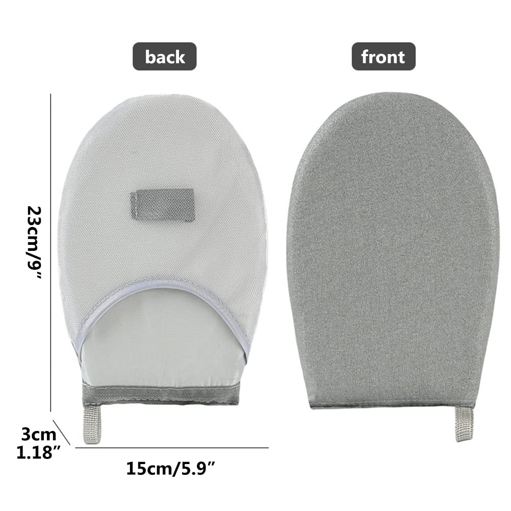 Garment Steamer Ironing Gloves Anti Steam Glove Heat Resistant Garment Steamer Mitt, Garment Steamer Accessories for Clothes 1 Pc (Round Head)