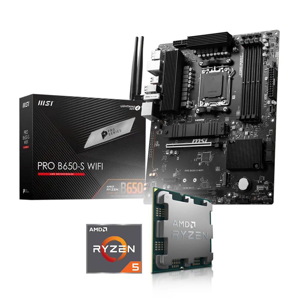 Upgrade Kit Bundle Ryzen 5 9600X 6X 3.9GHz Processor, 8GB DDR5