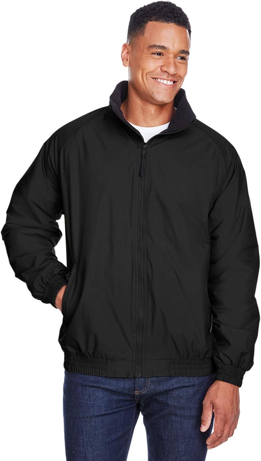 Harriton Womens Fleece-Lined Nylon Jacket (M740)