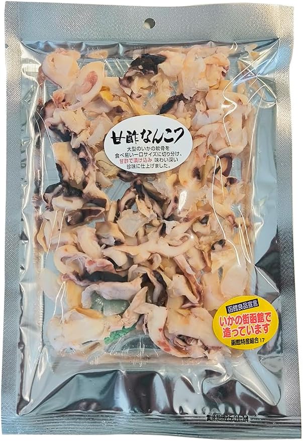 函館発 甘酢いかなんこつ 153g&times;10袋 いかの軟骨 珍味 おつまみ