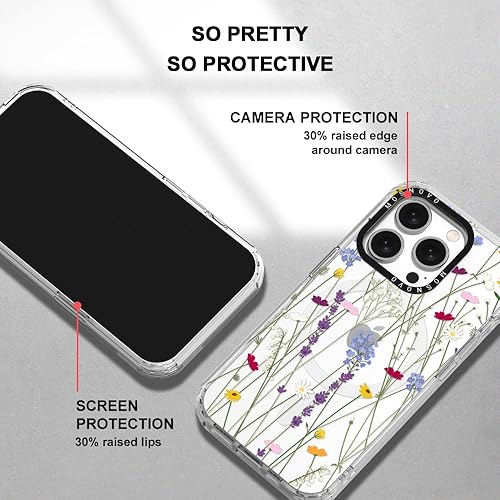 Miniatura 6 de MOSNOVO Funda compatible con Magsafe diseñada para iPhone 15 Pro, Buffertech impacto de caída de 6.6 pies, parachoques protector de TPU a prueba de
