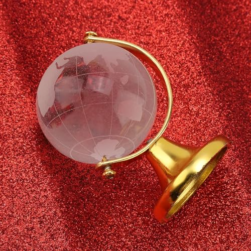 Mini bola de cristal 3d, display de bola de cristal, mapa mundi da terra, bola de cristal,decoração